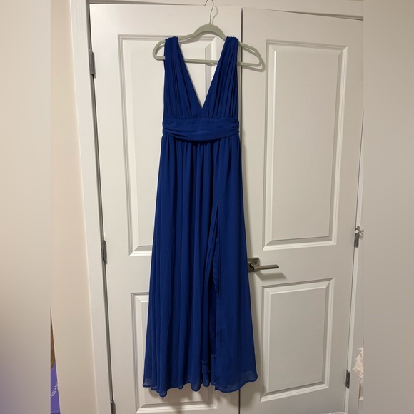 Lulus Dresses & Skirts - Lulu's Royal Blue Maxi Dress